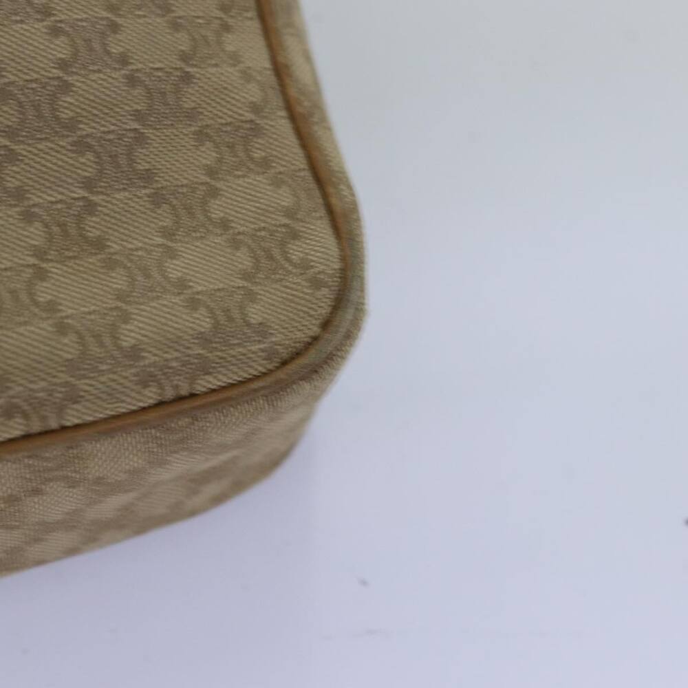 CELINE Macadam Canvas Shoulder Bag Beige - Picture 16 of 16